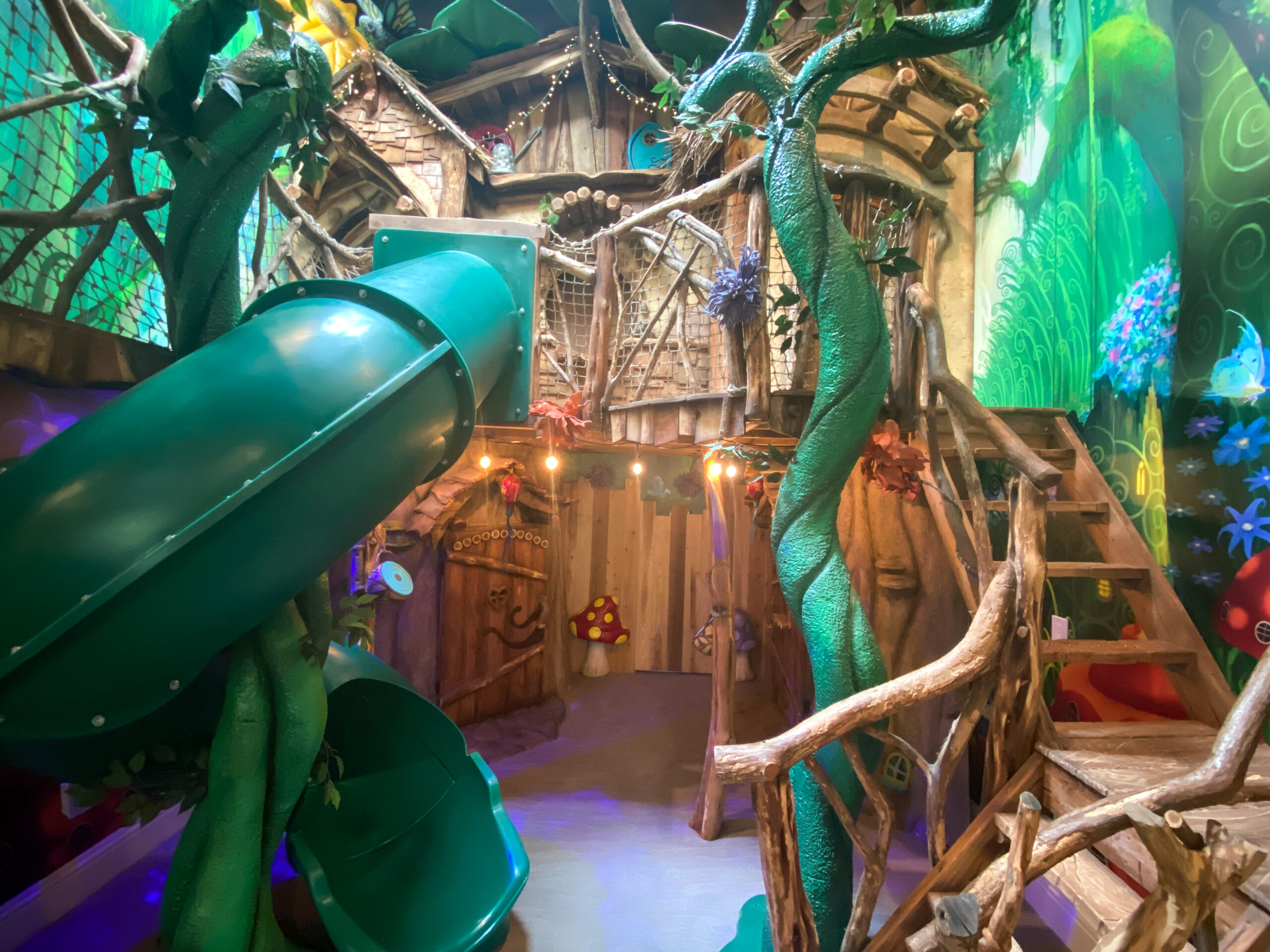 Two-Story Indoor Treehouse